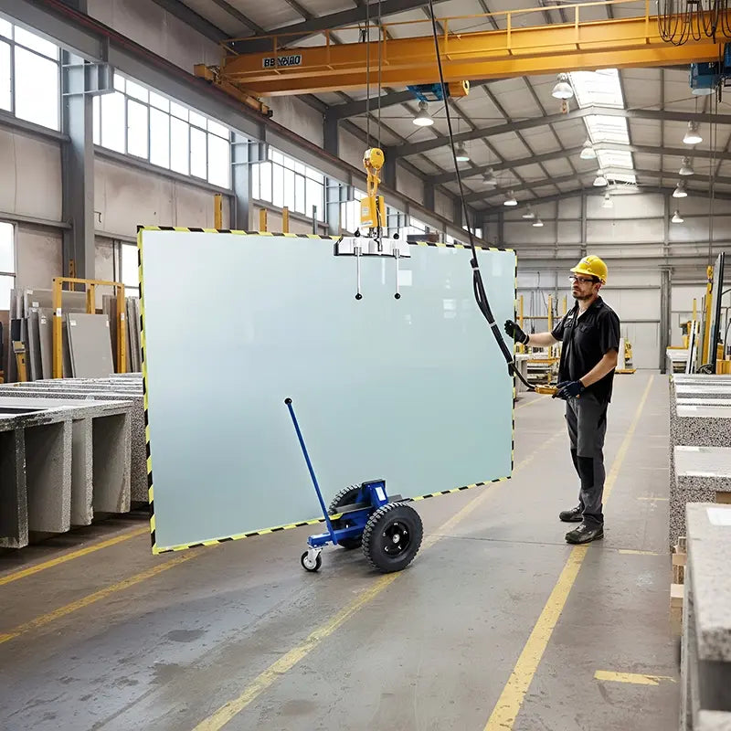 Aardwolf Self-Locking Trolley SL100 – Auto-Clamp Slab Mover, 0 to 4 in. Grip