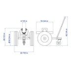 Aardwolf Self-Locking Trolley SL100 – Auto-Clamp Slab Mover, 0 to 4 in. Grip