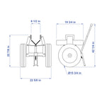 Aardwolf Self-Locking Trolley SL155 – Auto-Clamp Slab Mover, 0 to 6 in. Grip