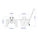Aardwolf Self-Locking Trolley SL60 – Auto-Clamp Slab Mover, 0 to 2.4 in. Grip