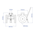 Aardwolf Self-Locking Trolley SL85 – Auto-Clamp Slab Mover, 0 to 3.3 in. Grip