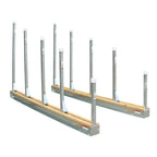 Aardwolf Slab Rack Post – 2 in. x 2 in. Steel, 55-1/8 in. High with Rubber Cap