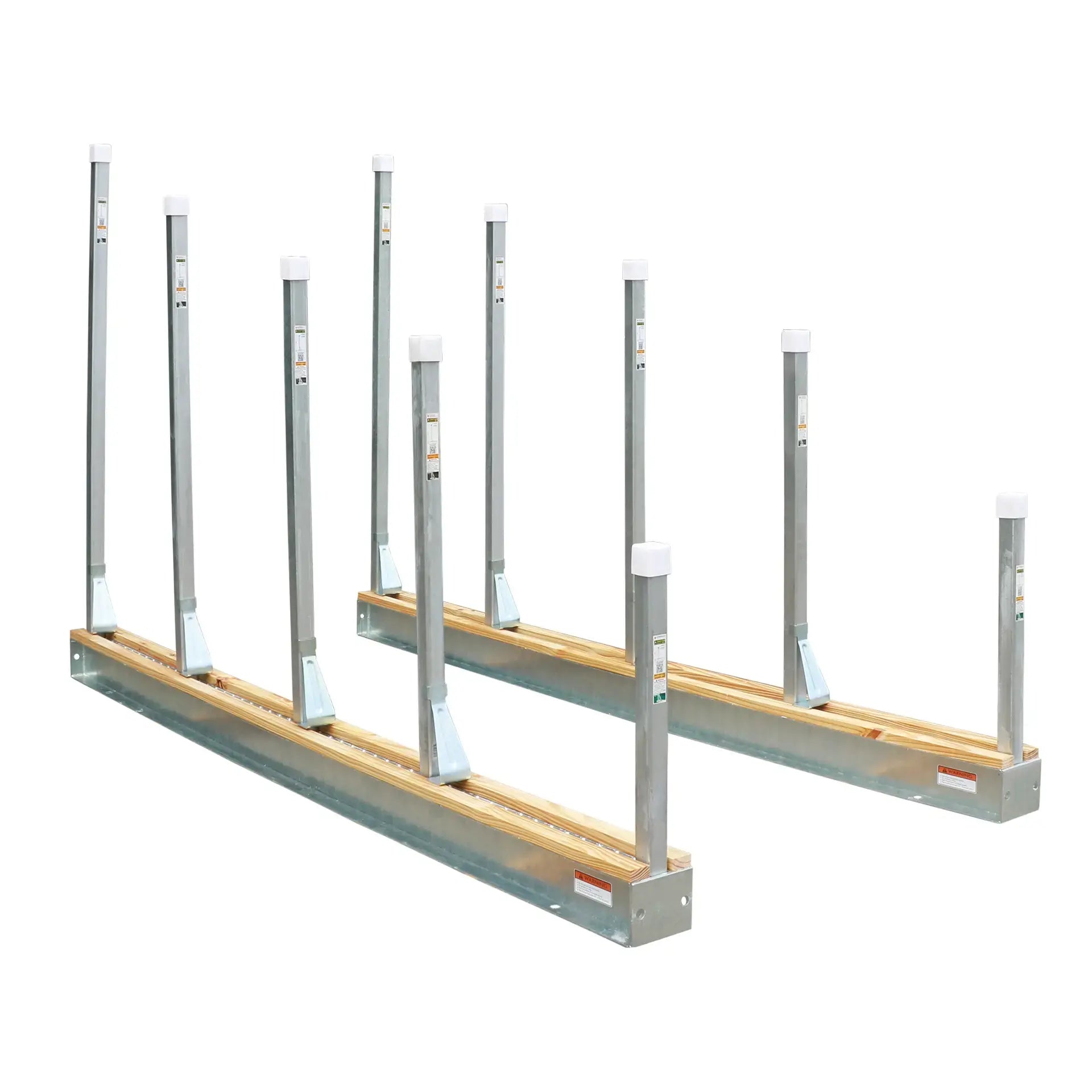Aardwolf Slab Rack Post – 2 in. x 2 in. Steel, 55-1/8 in. High with Rubber Cap