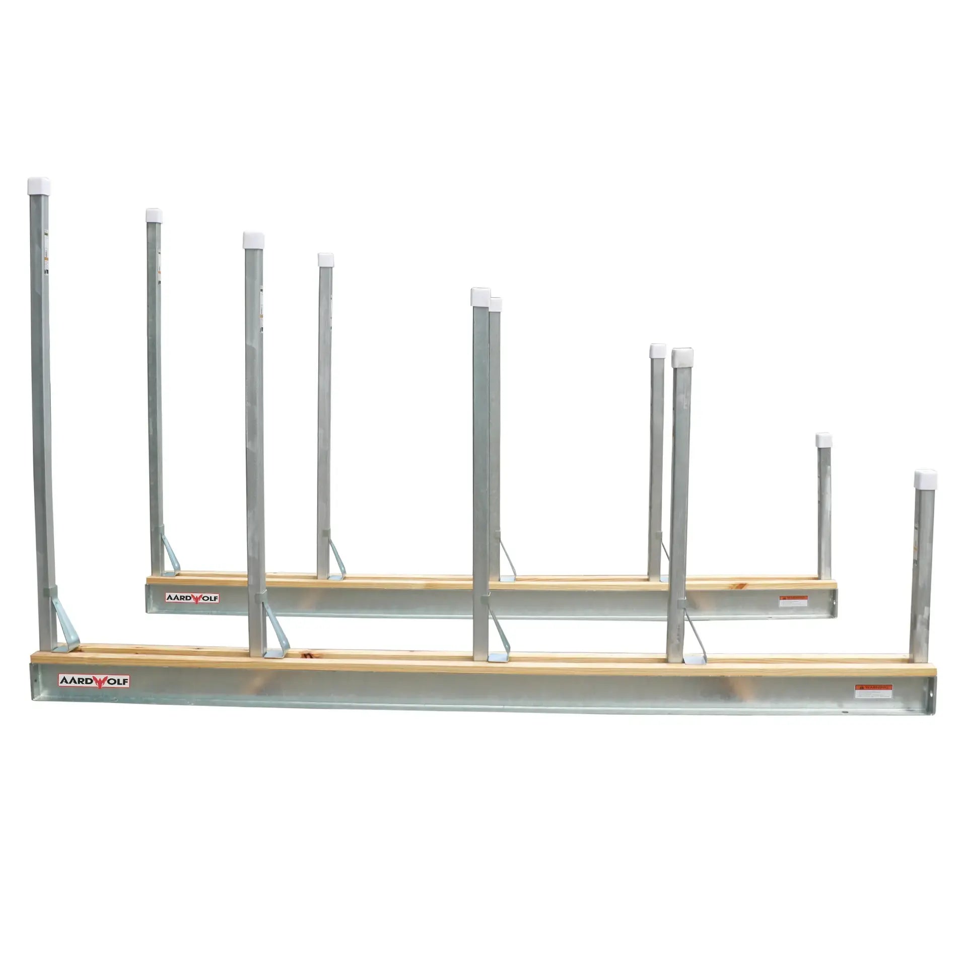 Aardwolf Slab Rack Post – 2 in. x 2 in. Steel, 55-1/8 in. High with Rubber Cap