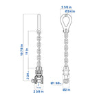 Aardwolf Combo Swivel Chain Lifting Lug SSC1.5T – 3,307 lb Clamp-to-Machine Link