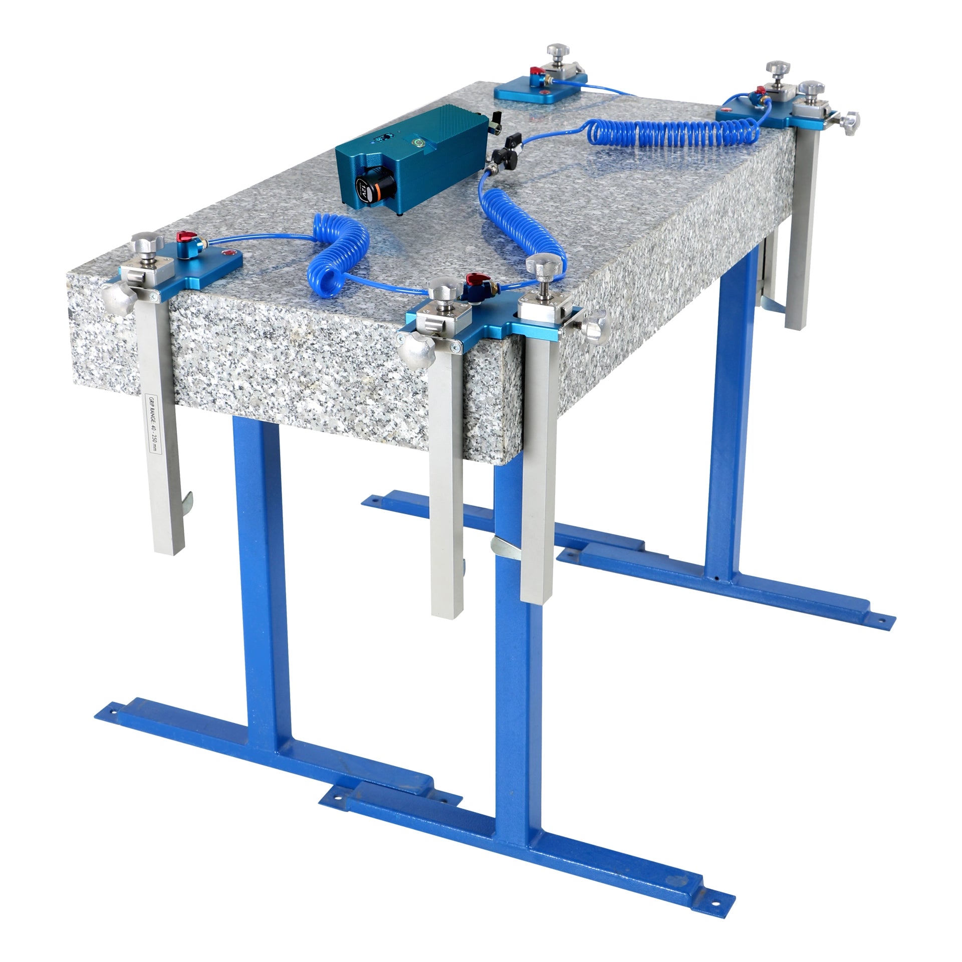 Aardwolf Battery-Powered Stone Miter Clamp ABMC – Vacuum-Assisted 90° Seam Jig