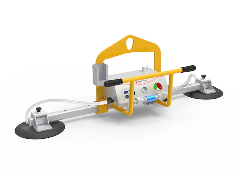 Aardwolf Vacuum Glass Lifter AVGLM2-200 – Pneumatic 441 lb Panel Lift, 90° Manual