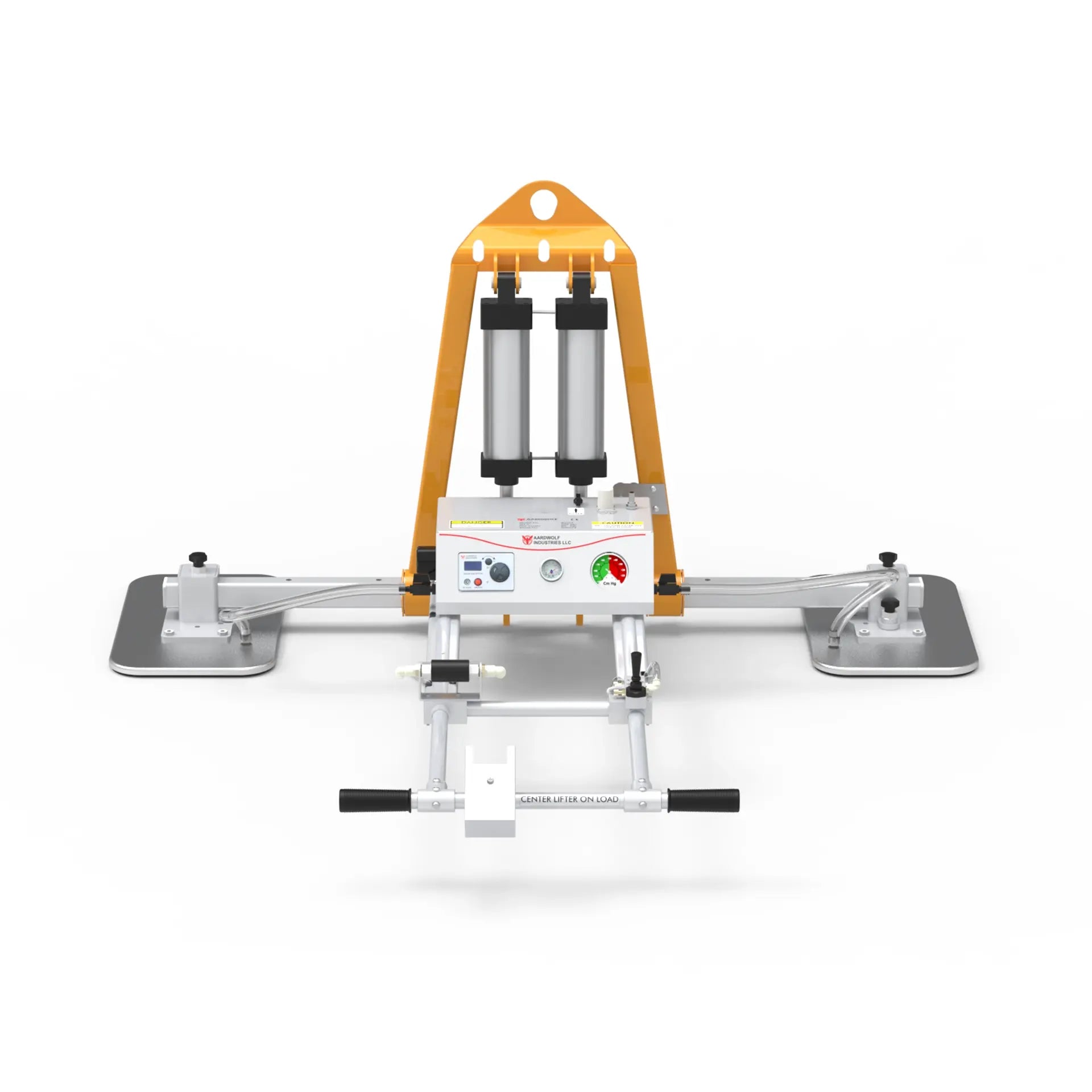 Aardwolf Vacuum Lifter AVLP2-500 – Pneumatic 2-Pad 1,102 lb Slab Lift, 90° Tilt