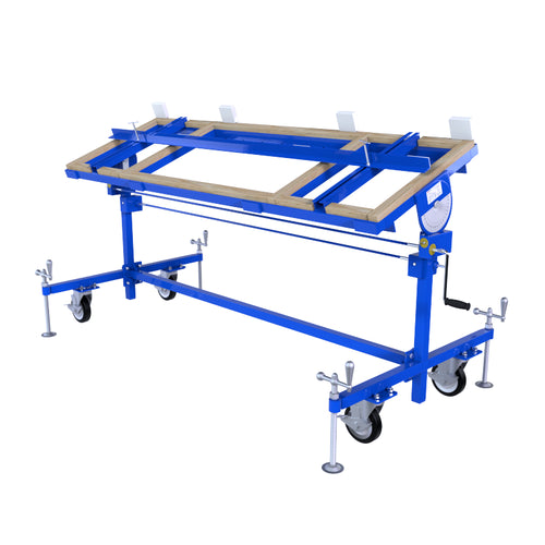 Aardwolf Adjustable Height Work Table AHWT600 – 75 x 23.6 in. Tilting Slab Bench
